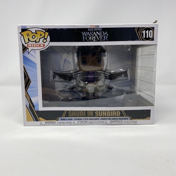 Funko Pop! Rides Black Panther: Wakanda Forever Shuri in Sunbird‎ 110, Brand New